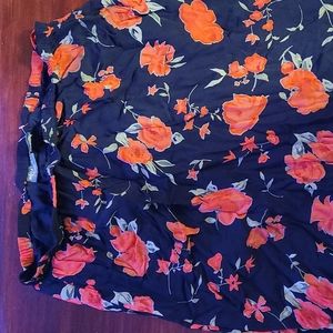 skirt with a small ruffle at the bottom